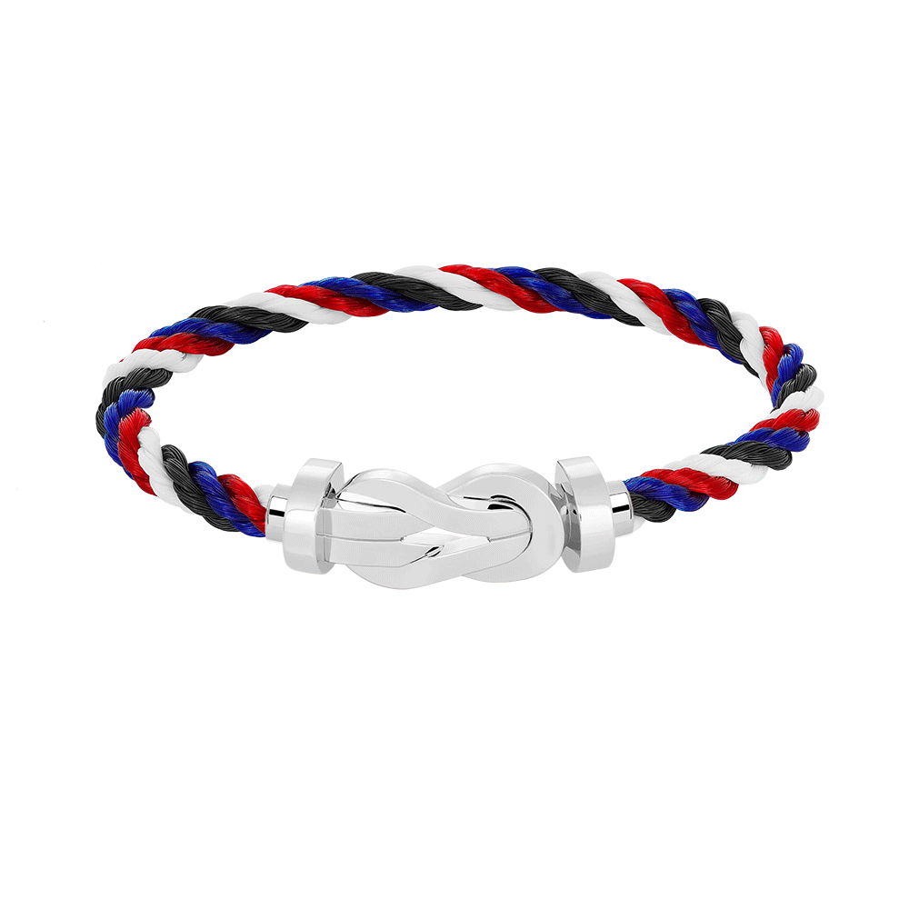 [Spark]CHANCE LARGE 8 FIGURE BUCKLE NO DIAMOND BRACELET SILVER