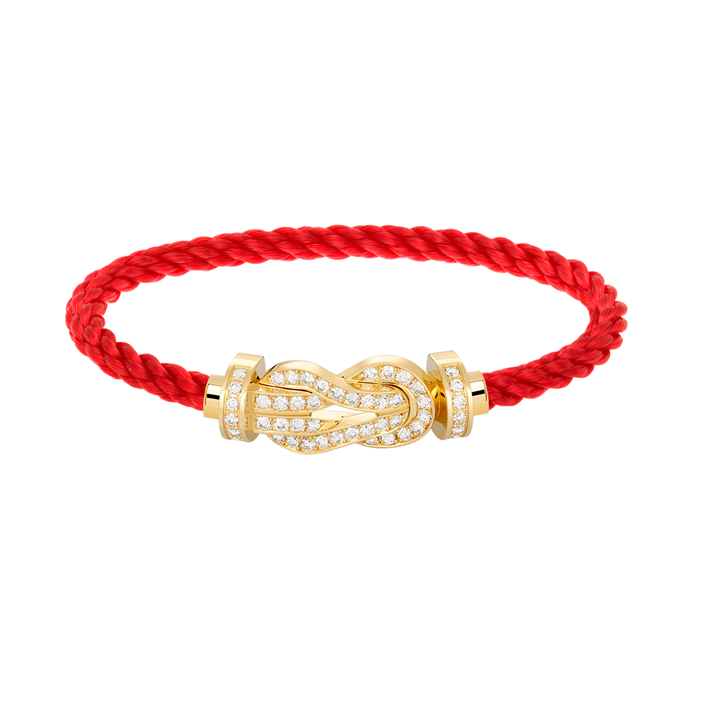 [Spark]CHANCE LARGE 8 FIGURE BUCKLE FULLDIAMOND BRACELET GOLD