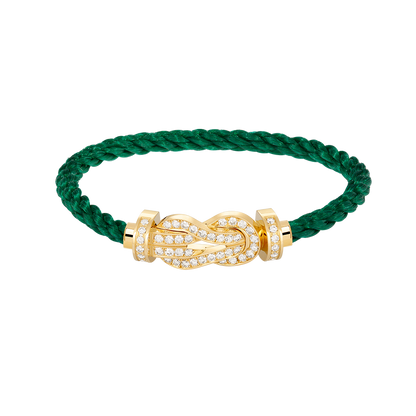 [Spark]CHANCE LARGE 8 FIGURE BUCKLE FULLDIAMOND BRACELET GOLD