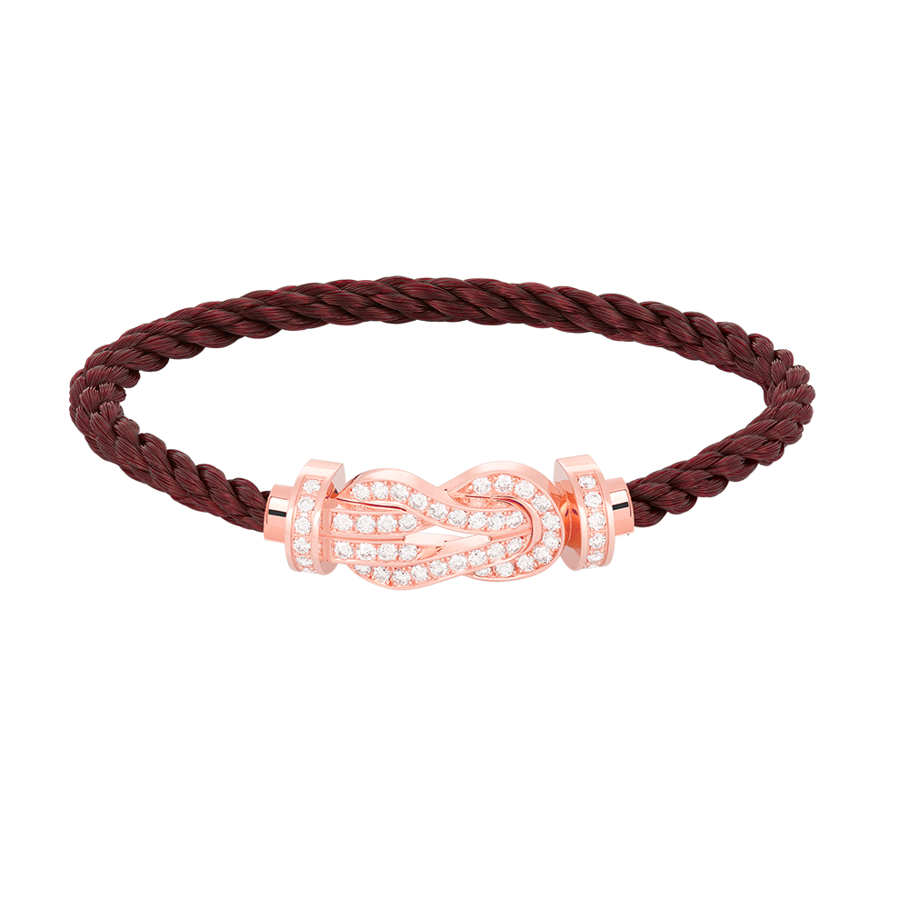 [Spark]CHANCE LARGE 8 FIGURE BUCKLE FULL DIAMOND BRACELET Spark GOLD