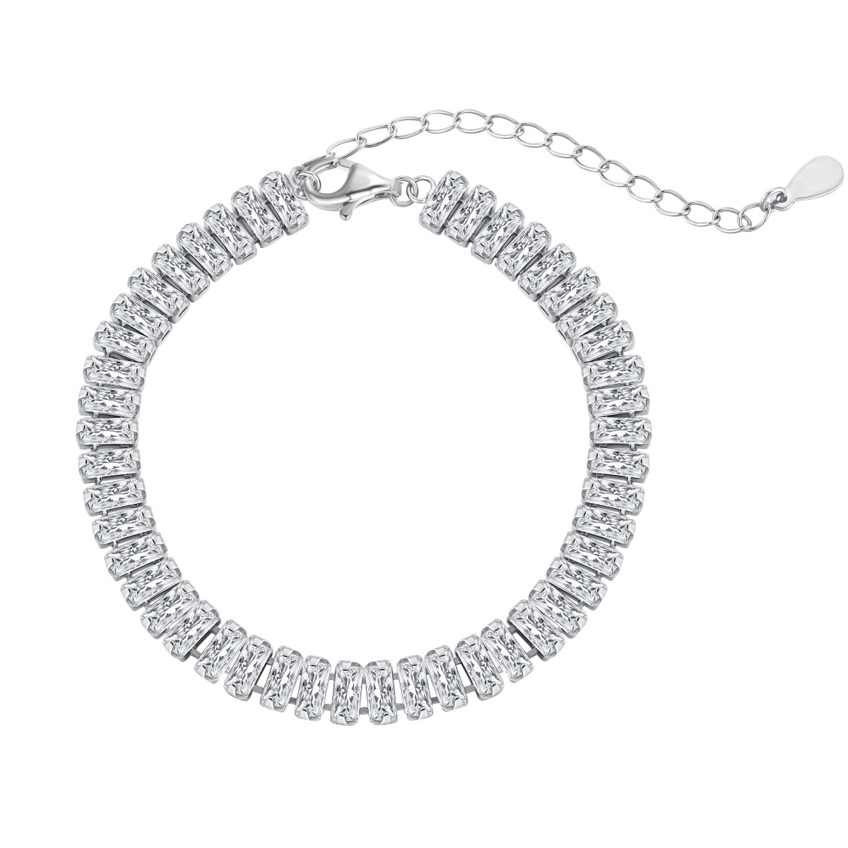 [Tonmkive Jewelry]Exquisite Emerald Cut Daily Bracelet