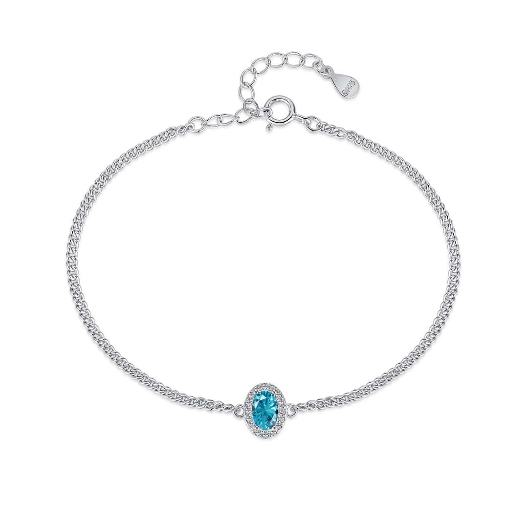[Tonmkive Jewelry]Exquisite Oval Shape Bracelet