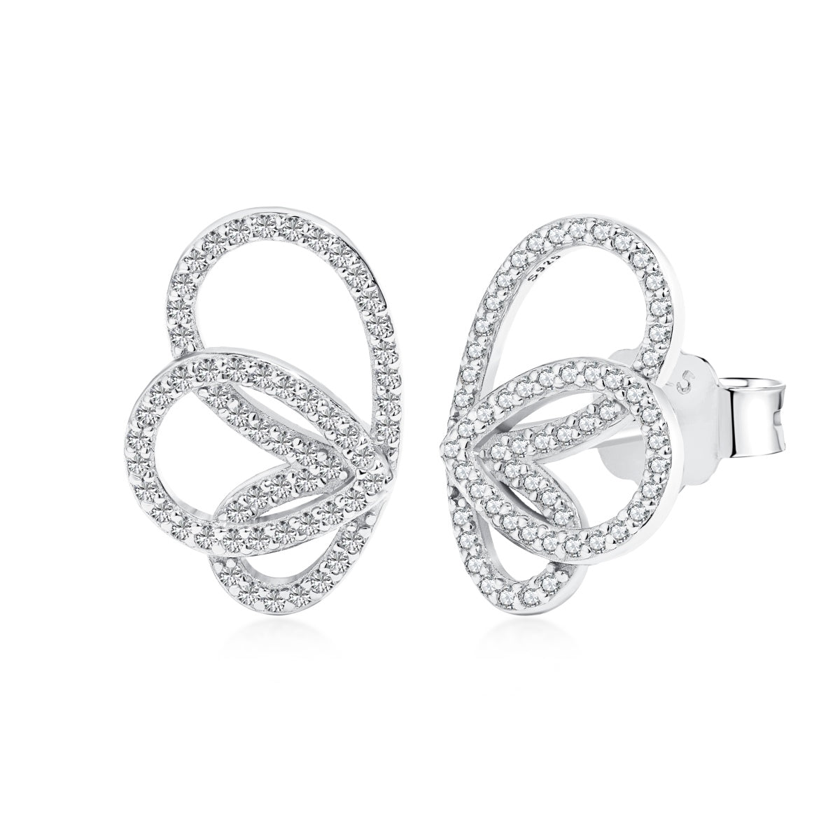 [Tonmkive Jewelry]Exquisite Butterfly Shape Earrings