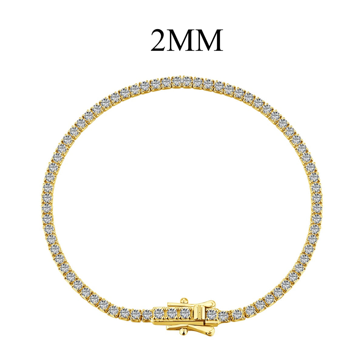 [Tonmkive Jewelry]Radiant Colorful Round Cut Party Bracelet