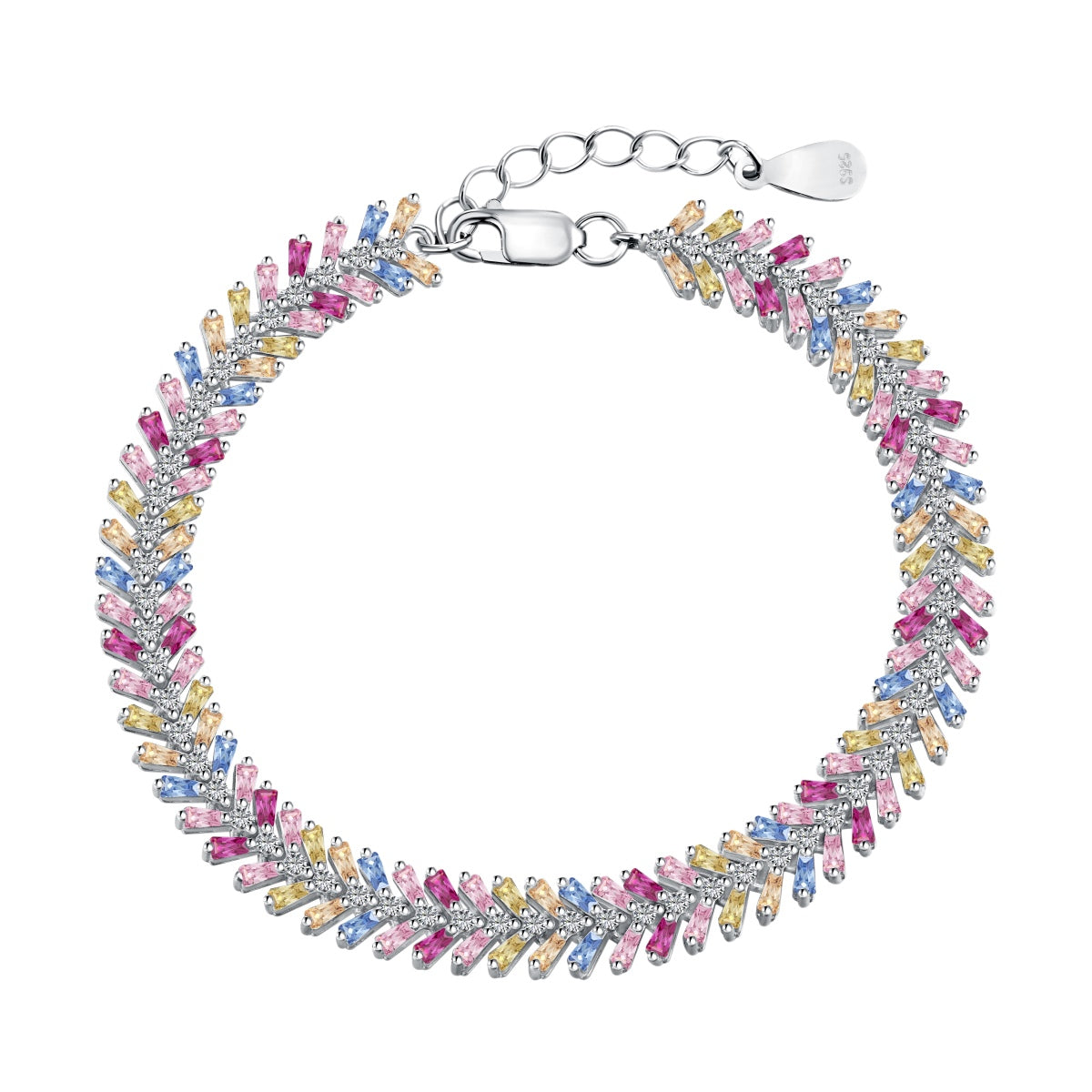[Tonmkive Jewelry]Dainty Radiant Emerald Cut Daily Bracelet