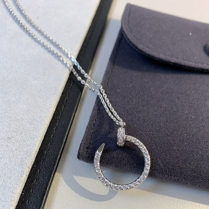 [Spark]JUSTE NECKLACE SILVER DIAMONDS