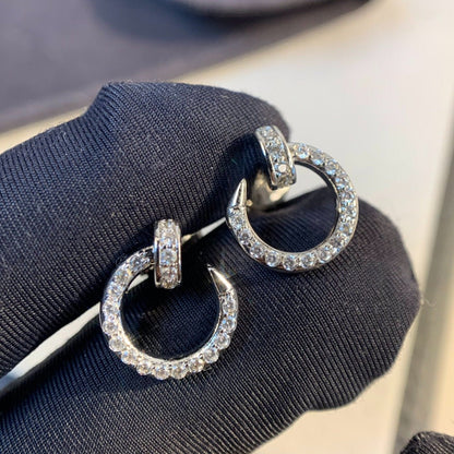 [Spark]JUSTE EARRINGS SILVER DIAMONDS