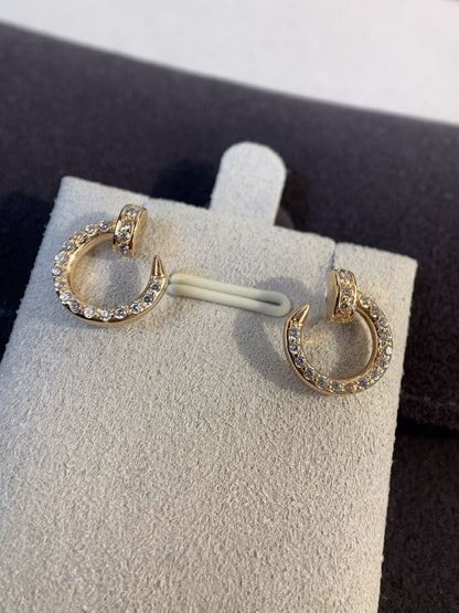[Spark]JUSTE EARRINGS GOLD DIAMONDS