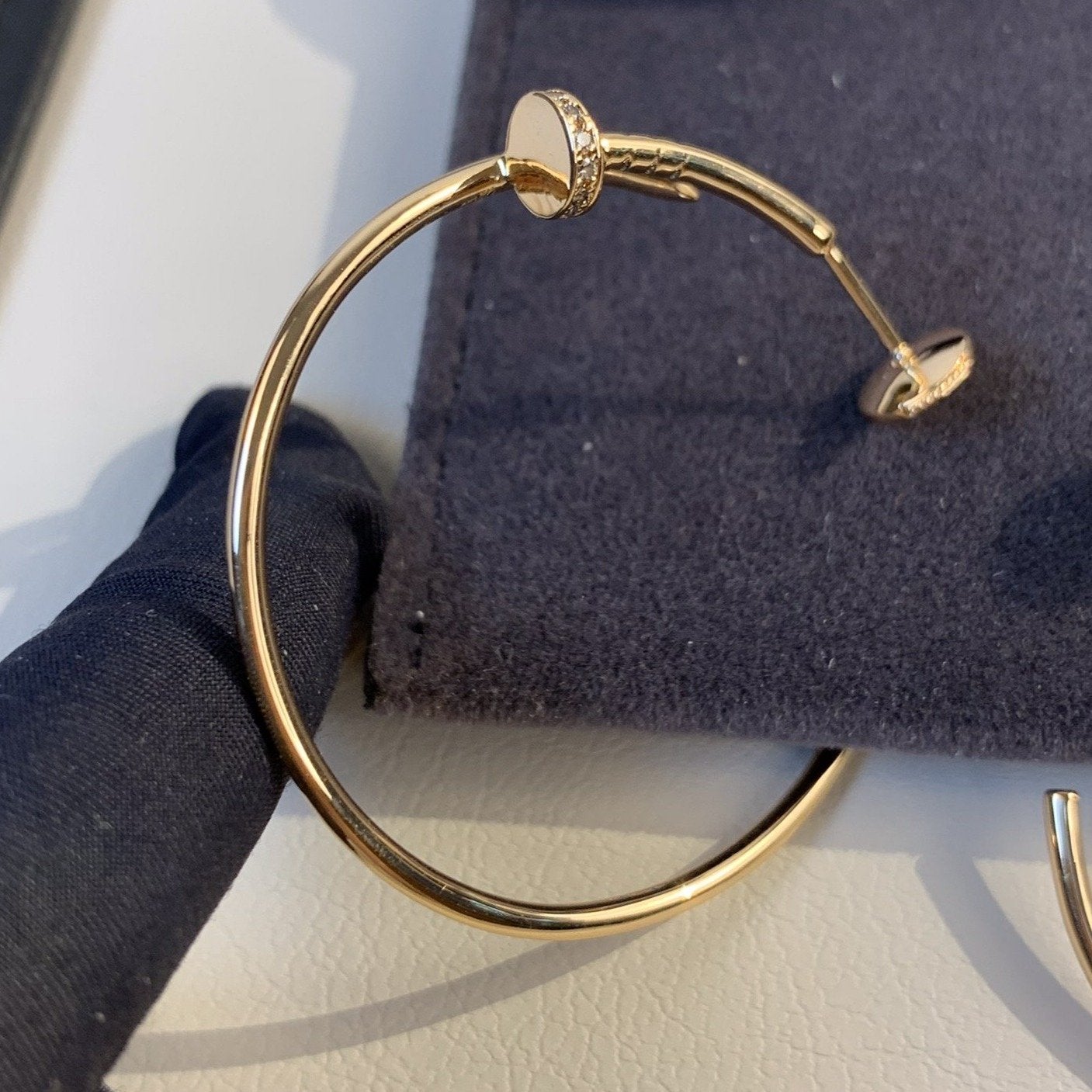 [Spark]JUSTE EARRINGS GOLD DIAMONDS 1.8MM