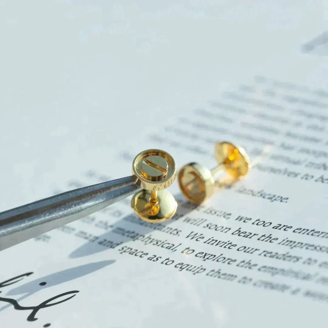 [Spark]LOVE EARRINGS GOLD 10MM