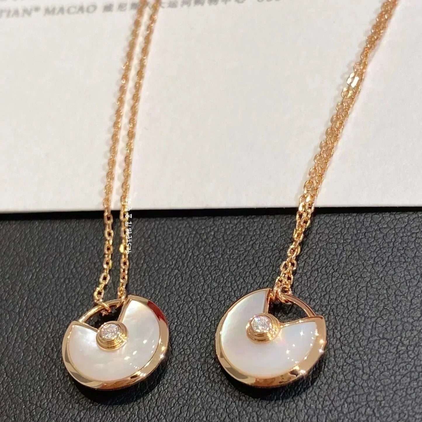[Spark]AMULETTE Spark GOLD MOP NECKLACE