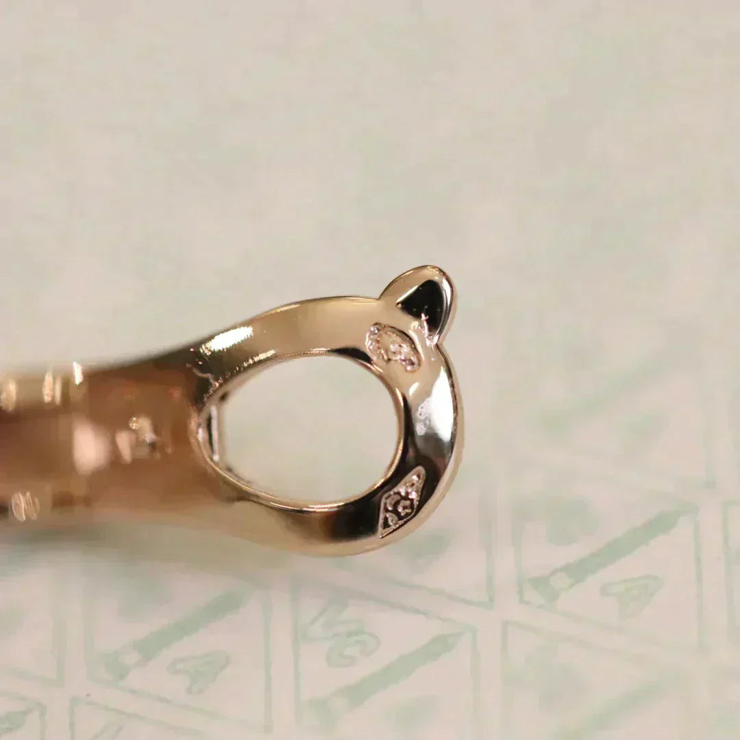 [Spark]CLOVER MEDIUM 1 MOTIFS FUll DIAMOND EARRINGS