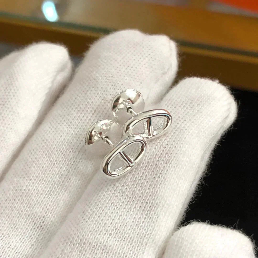 [Spark]CHAINE SMALL EARRINGS GOLD AND SILVER
