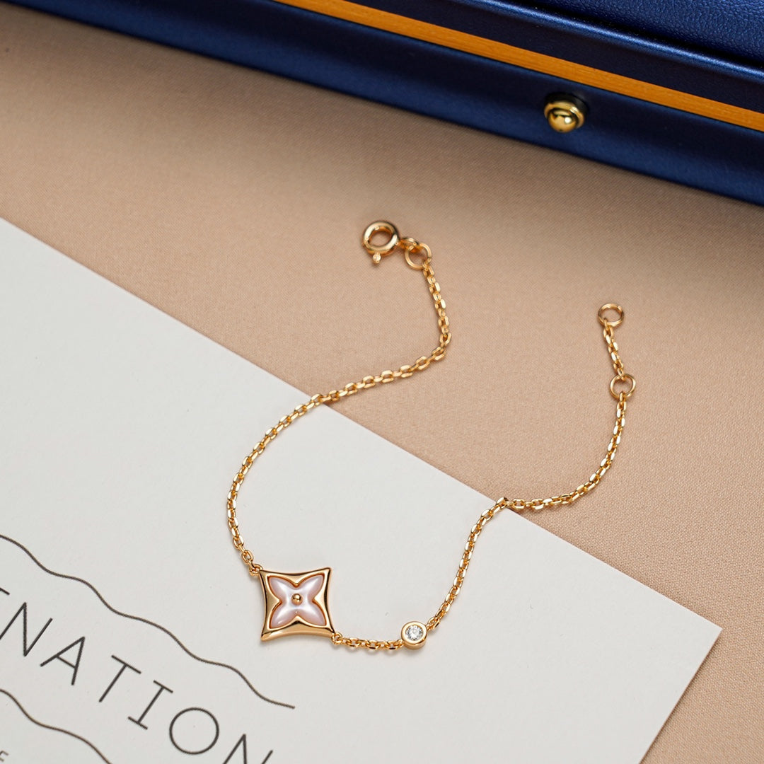 [Spark]STAR 1 DIAMOND PINK GOLD BRACELET
