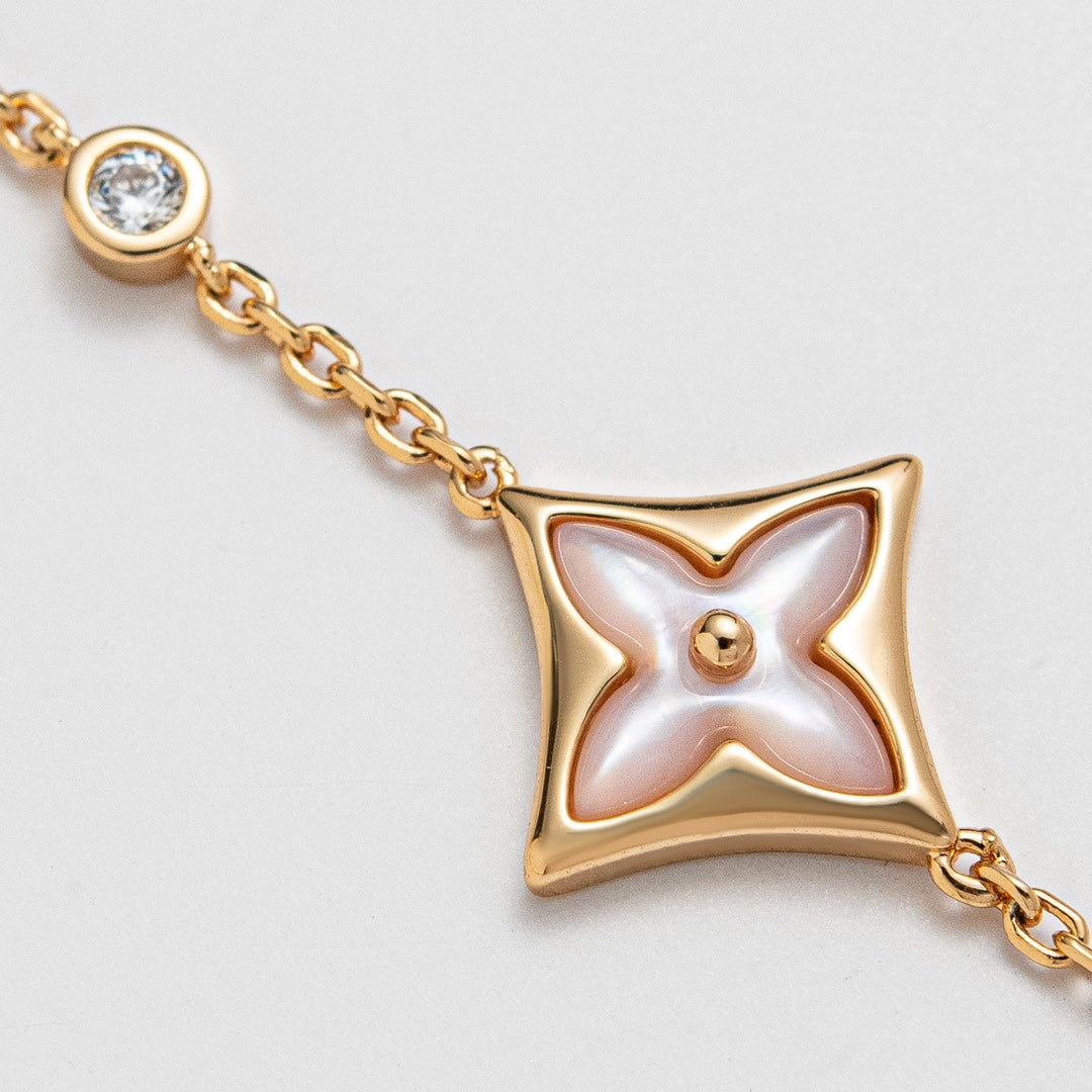 [Spark]STAR 1 DIAMOND PINK GOLD BRACELET