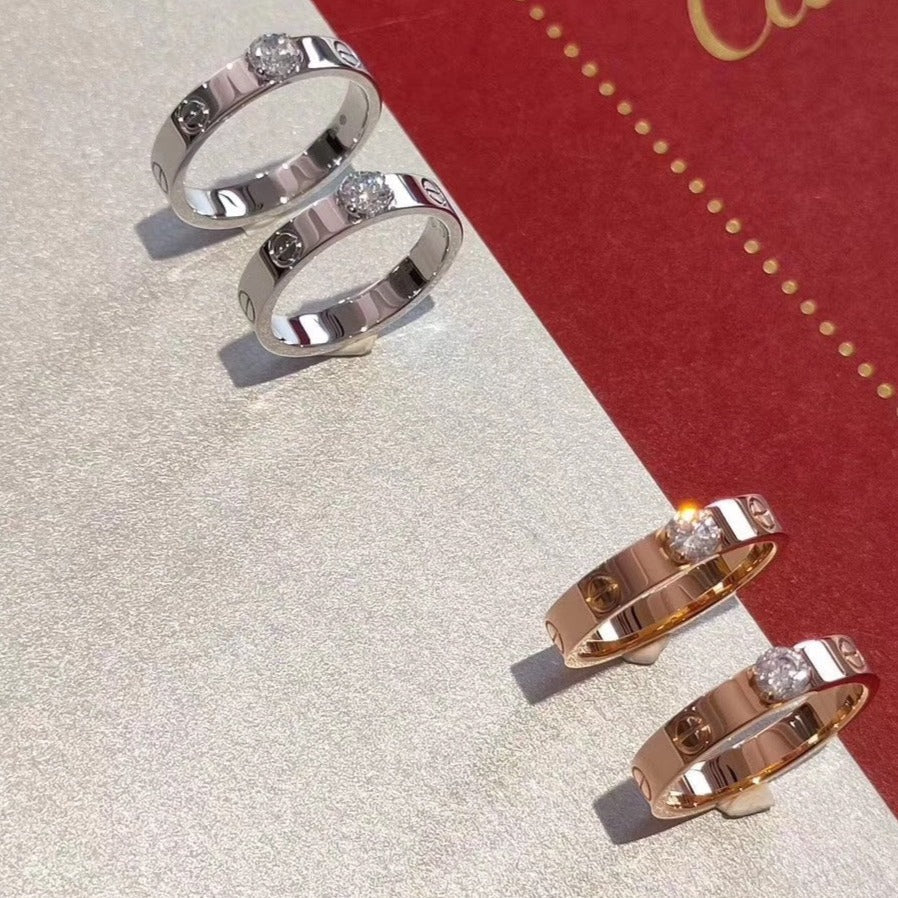 [Spark]LOVE RING 3.6MM 1 BIG DIAMOND