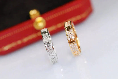 [Spark]LOVE RING 3.6MM DIAMOND PAVED