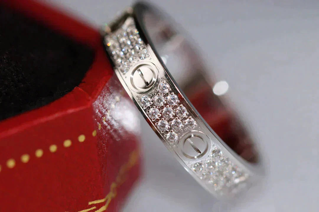 [Spark]LOVE RING 3.6MM DIAMOND PAVED