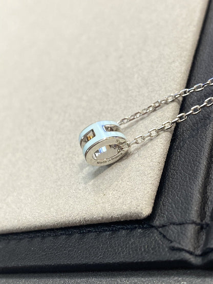 [Spark]POP H LIGHT BLUE NECKLACE