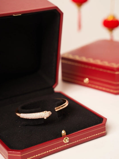 [Spark]PANTHERE Spark GOLD DIAMOND OPEN BRACELET