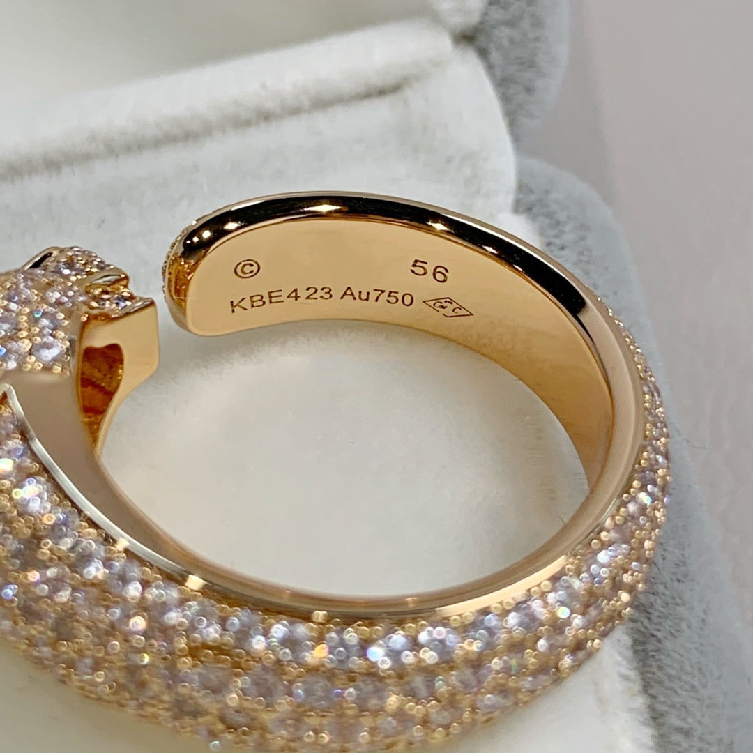 [Spark]PANTHERE PINK GOLD DIAMOND RING