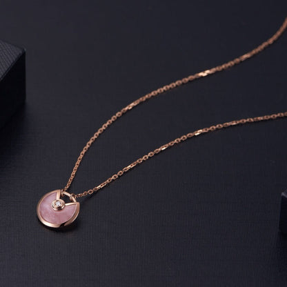 [Spark]AMULETTE Spark GOLD PINK MOP NECKLACE