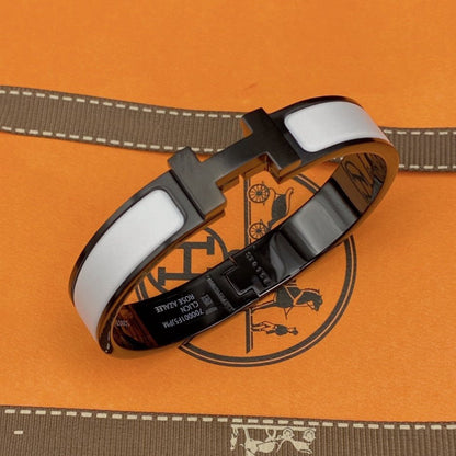[Spark]H BRACELET 12MM BLACK WHITE CERAMIC