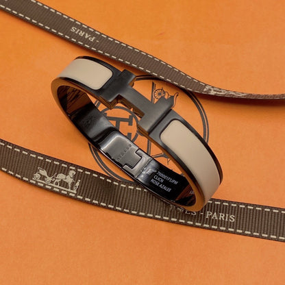 [Spark]H BRACELET 12MM BLACK BEIGE CERAMIC