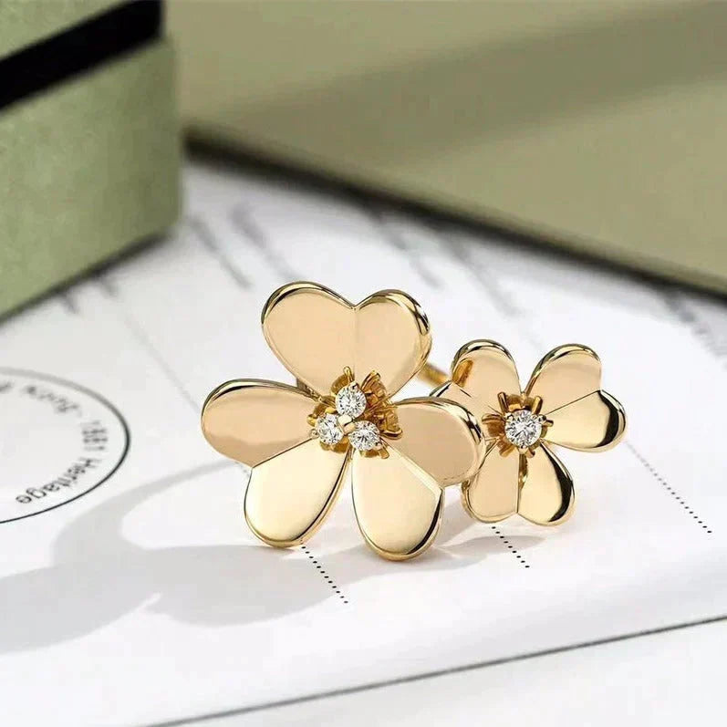 [Spark]CLOVER COMOS GOLD DIAMOND RING
