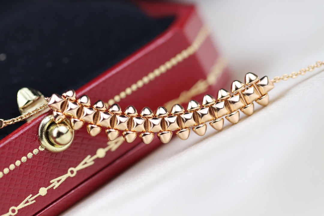 [Spark]CLASH PINK GOLD NECKLACE