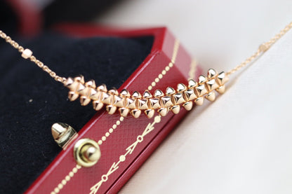 [Spark]CLASH PINK GOLD NECKLACE
