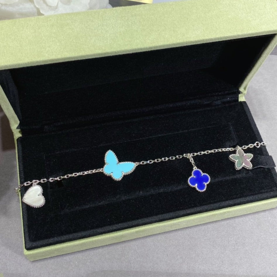 [Spark]LUCKY SPRING SILVER BRACELET 4 MOTIF