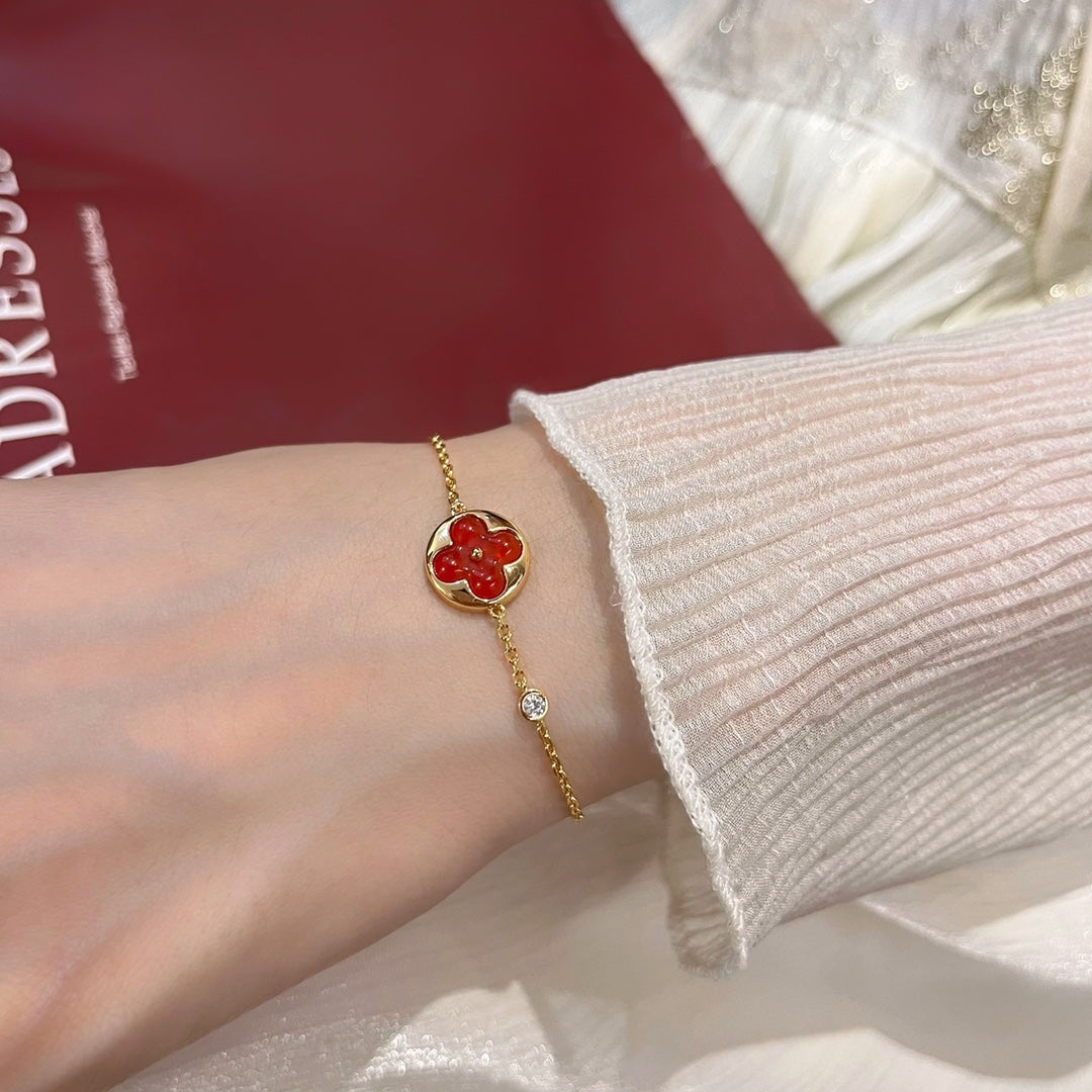 [Spark]SUN PEDANT CARNELIAN BRACELET