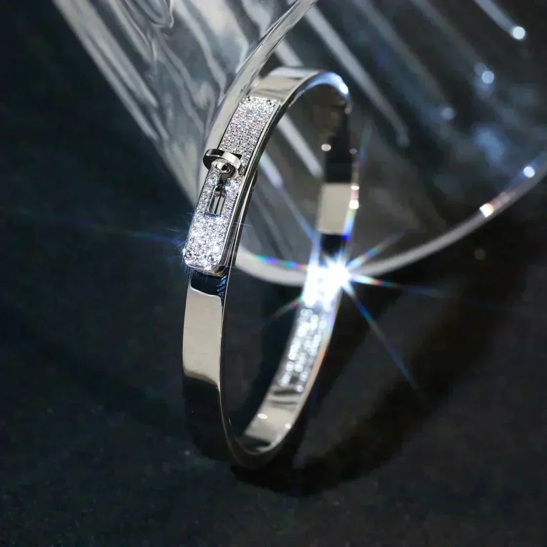[Spark]KELLY SILVER DIAMOND BRACELET