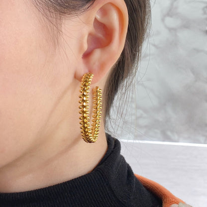 [Spark]CLASH LARGE HOOP EARRINGS