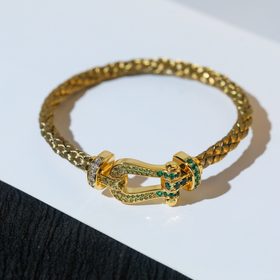 [Spark]FORCE 10 GOLD GREEN DIAMOND PAVED