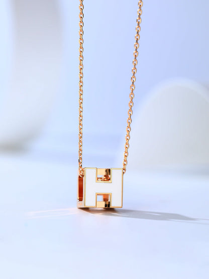 [Spark]H CAGE PINK GOLD NECKLACE