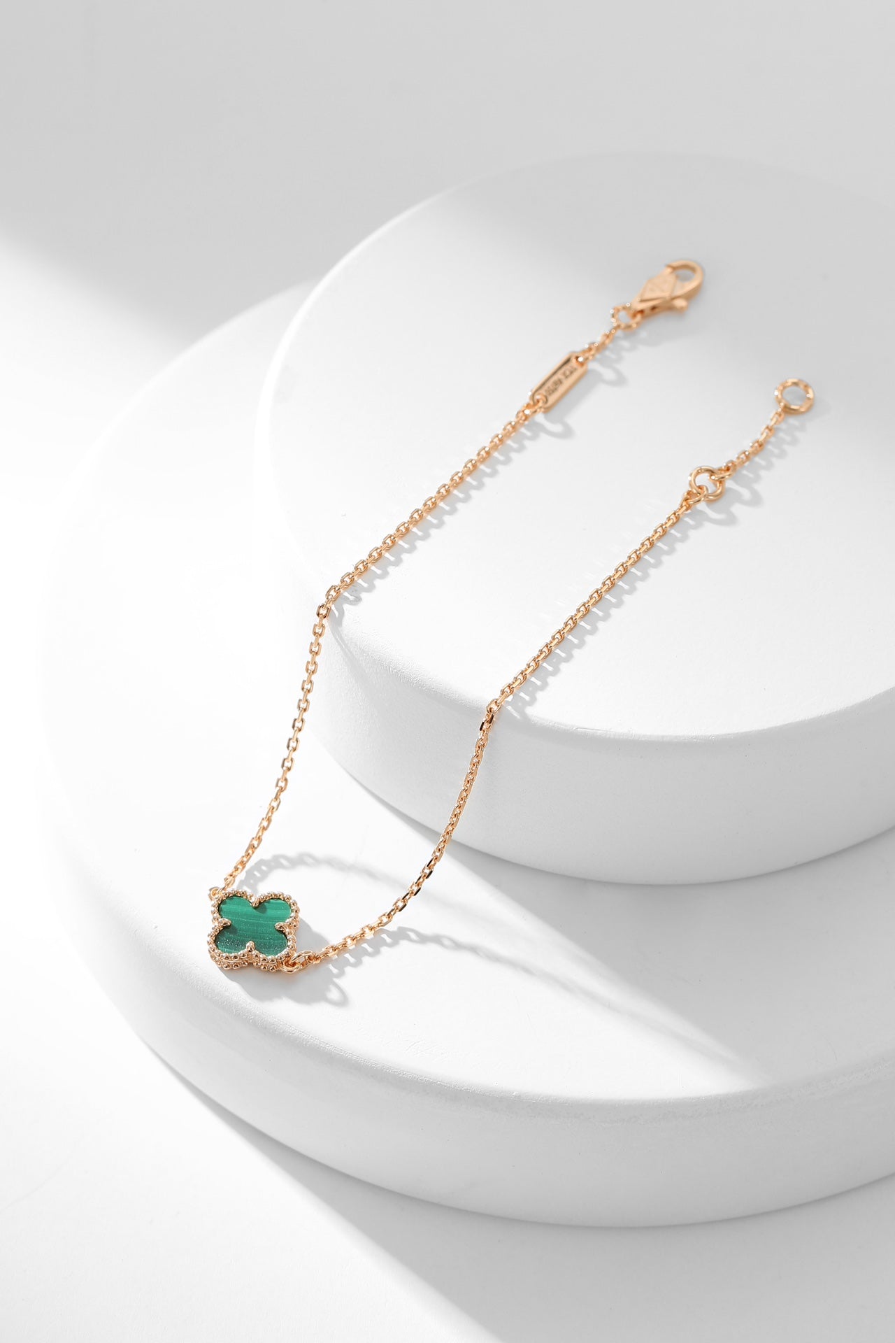 [Spark]CLOVER BRACELET MALACHITE 1 MOTIF