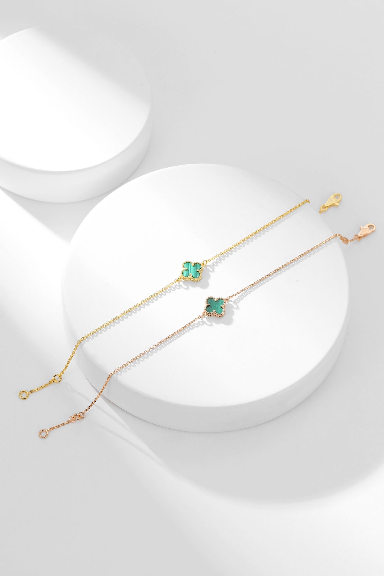[Spark]CLOVER BRACELET MALACHITE 1 MOTIF