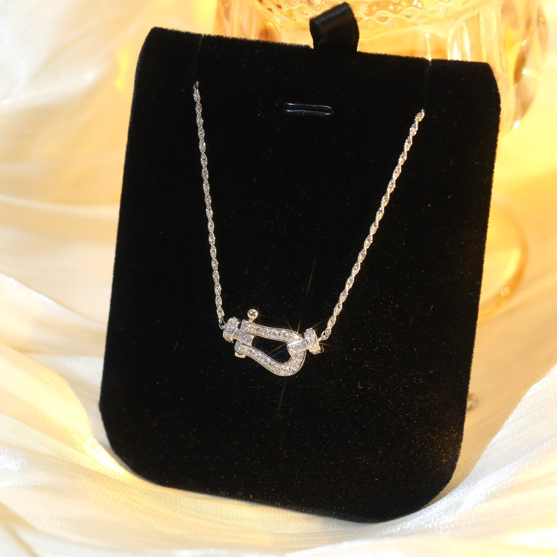 [Spark]FORCE 10 DIAMOND SILVER NECKLACE MINI MODEL
