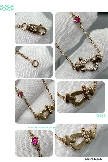[Spark]FORCE 10 DIAMOND PINK GOLD NECKLACE