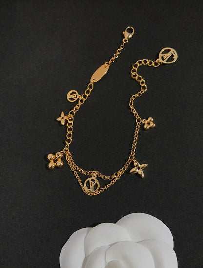 [Spark]BLOOMING PINK GOLD MOP BRACELET