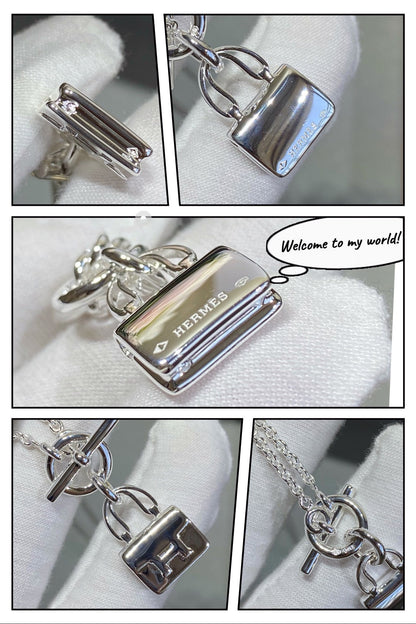 [Spark]CONSTANCE PEDANT SILVER NECKLACE