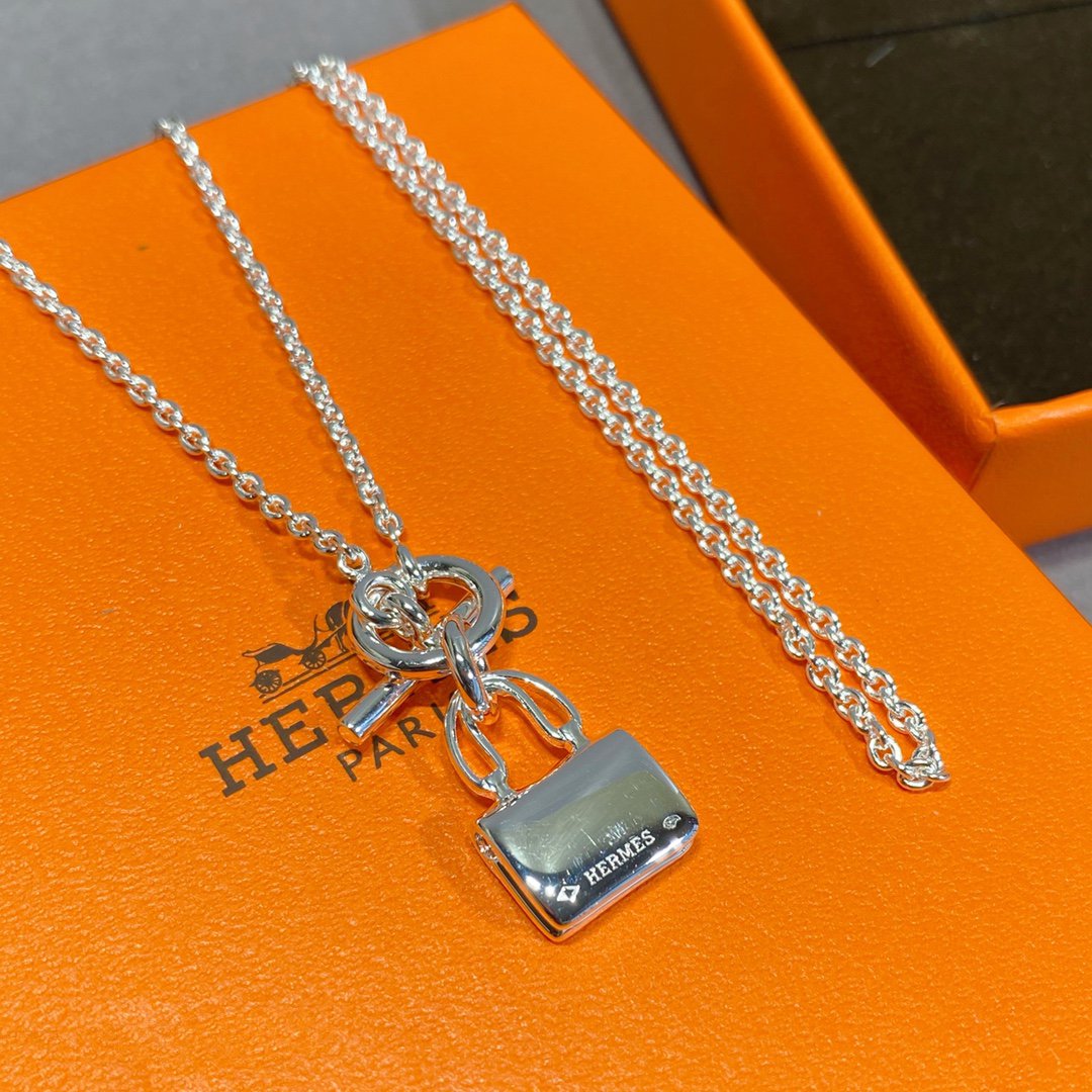 [Spark]CONSTANCE PEDANT SILVER NECKLACE