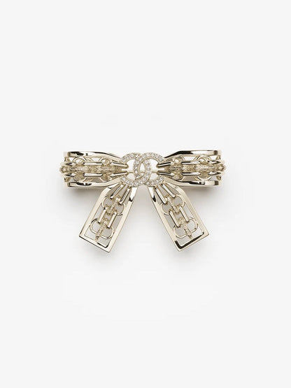 [Spark]25K Hollow Bow Brooch