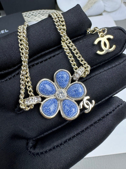 [Spark]VOLTE New Blue Floral Double-Layer Bracelet