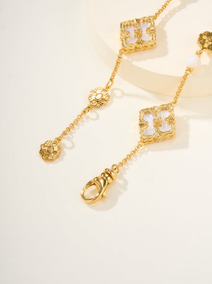 [Spark]B.C.L ENAMELED Three-Flower Bracelet£¨Trumpet)