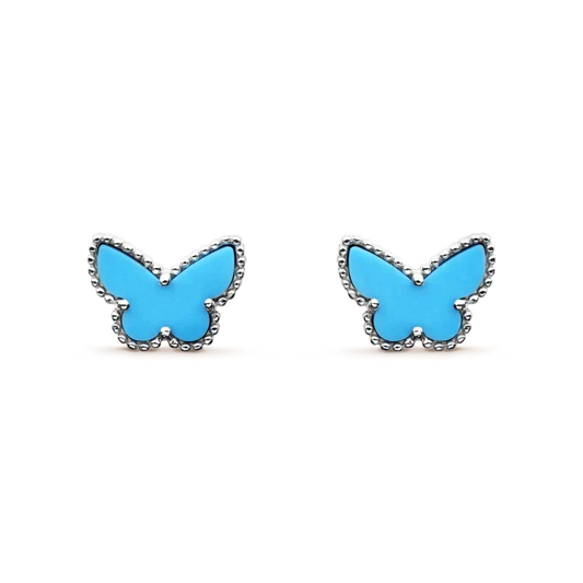 [Spark]BUTTERFLY TURQUOISE EARRINGS SILVER