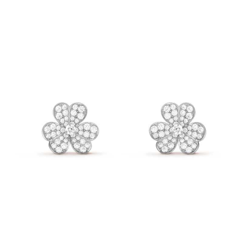 [Spark]CLOVER COMOS DIAMOND EARRINGS SILVER
