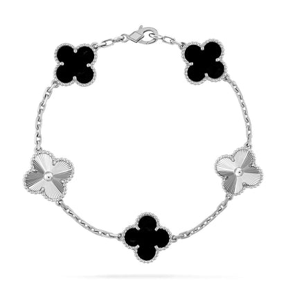 [Spark] CLOVER 5 MOTIF ONYXS BRACELET COLLECTION